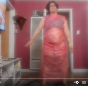 Trees Naturals See Through Pink Petal Rouched Dress